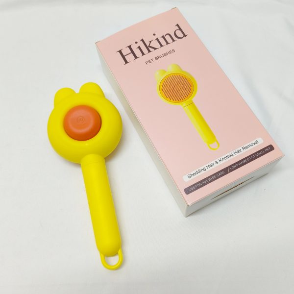 Hikind-Pet Brushes-Cat Hair Brush with Release Button for Indoor Cats, Cat Grooming Brush for Long or Short Hair Dogs, Cat Combs for Pet Massage Self-Cleaning Cat Hair Brush. - Image 7