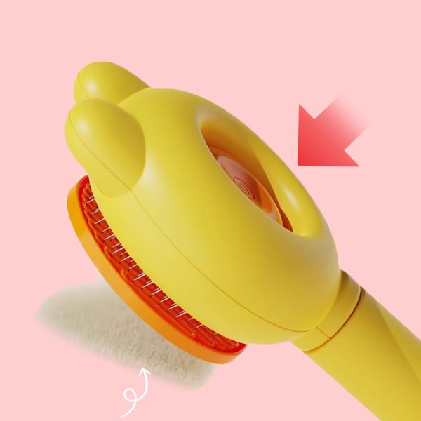 Hikind-Pet Brushes-Cat Hair Brush with Release Button for Indoor Cats, Cat Grooming Brush for Long or Short Hair Dogs, Cat Combs for Pet Massage Self-Cleaning Cat Hair Brush. - Image 8
