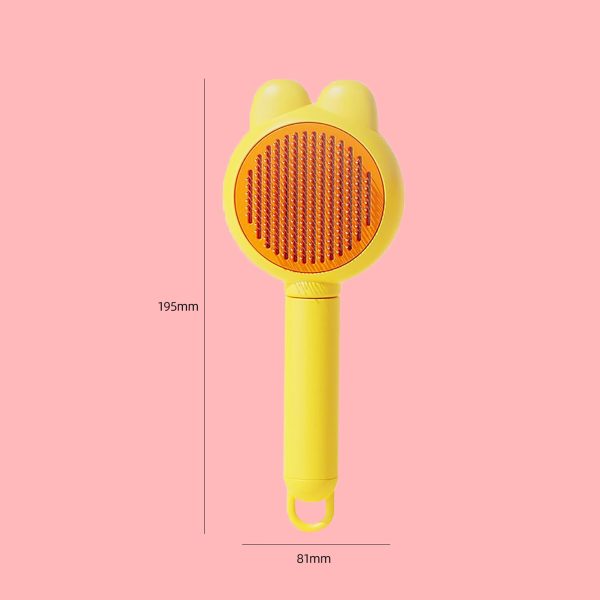 Hikind-Pet Brushes-Cat Hair Brush with Release Button for Indoor Cats, Cat Grooming Brush for Long or Short Hair Dogs, Cat Combs for Pet Massage Self-Cleaning Cat Hair Brush. - Image 9