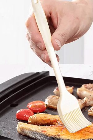 Biocook-Brushes for basting meat,Silicone Basting Brush for Cooking Pastry Brush for Grilling,Oil,BBQ,Meat,Sauce,Baking